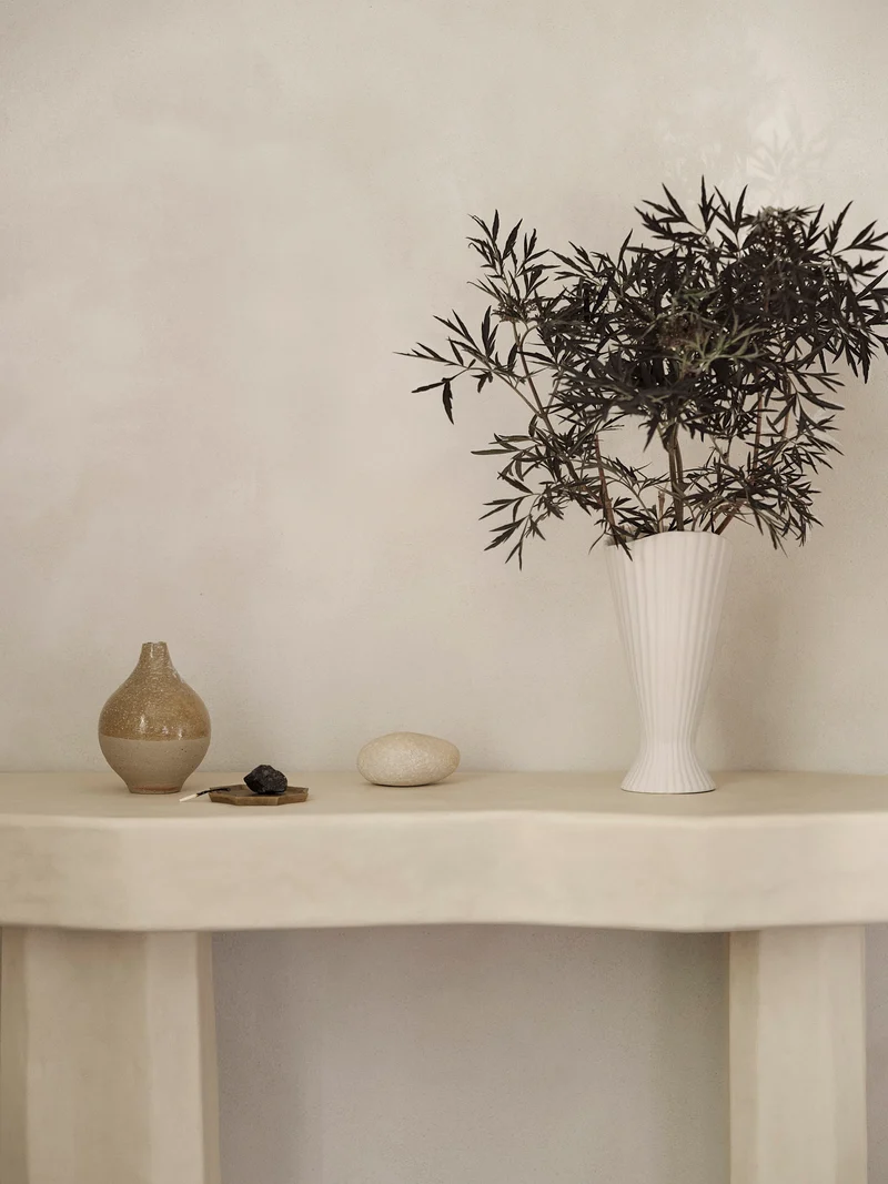 Fountain Vase - Small - Off-White