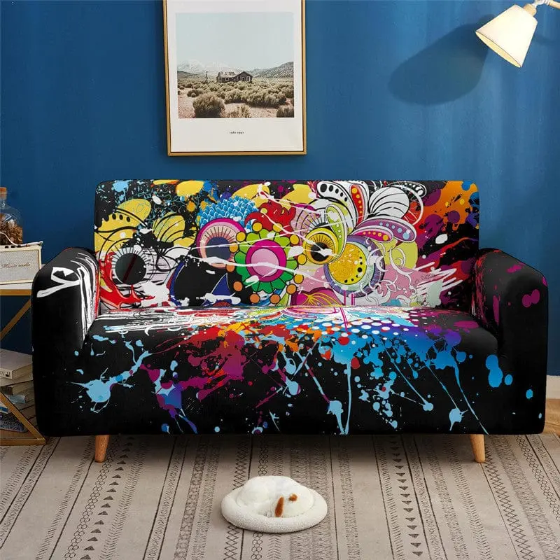 CRAFT - Housse de canapé imprimé multi couleur