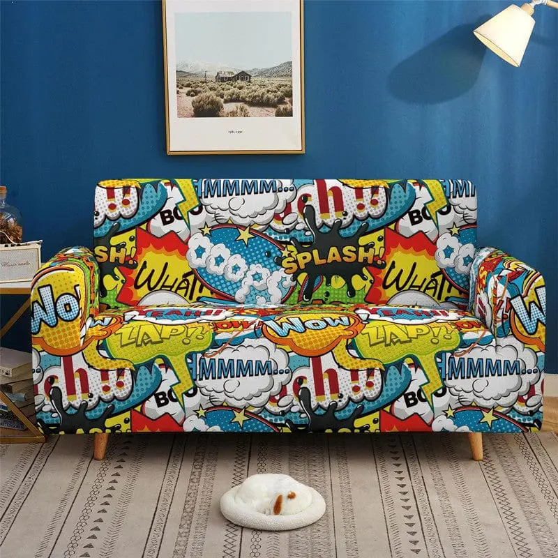 CRAFT - Housse de canapé imprimé multi couleur