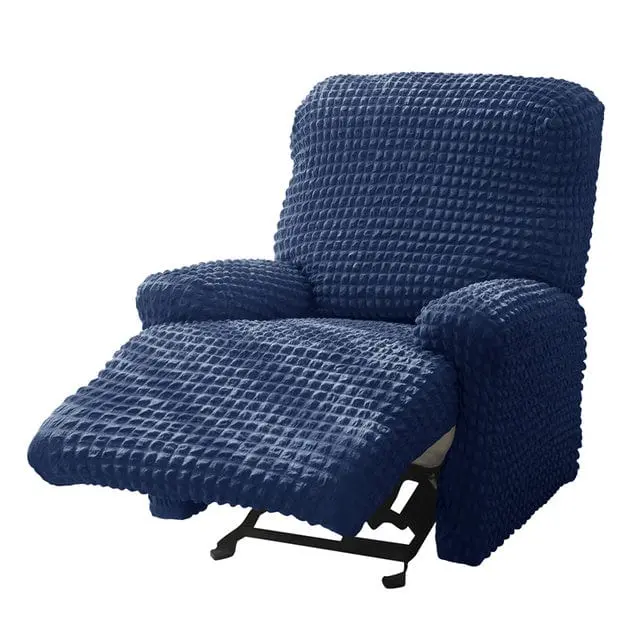 SEERCOVER - Housse de fauteuil relax en tissu Seersucker