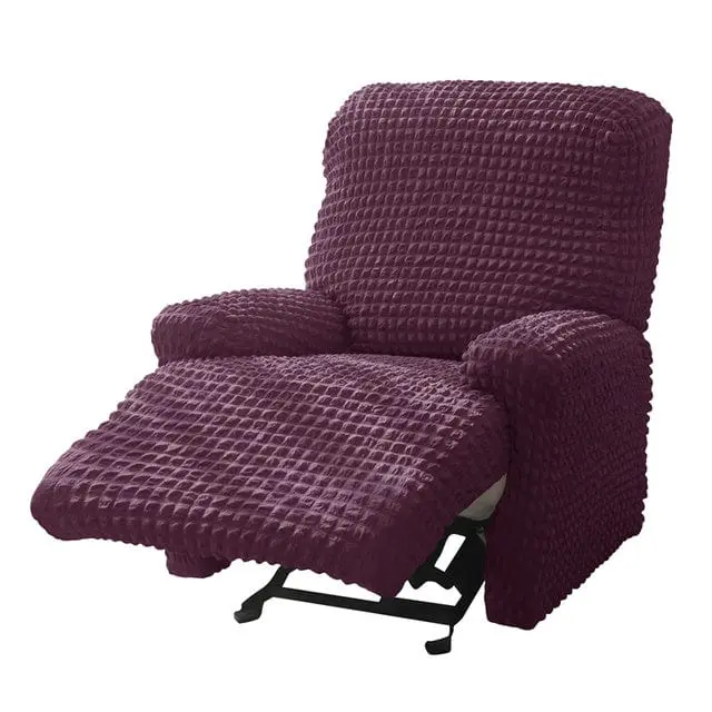 SEERCOVER - Housse de fauteuil relax en tissu Seersucker