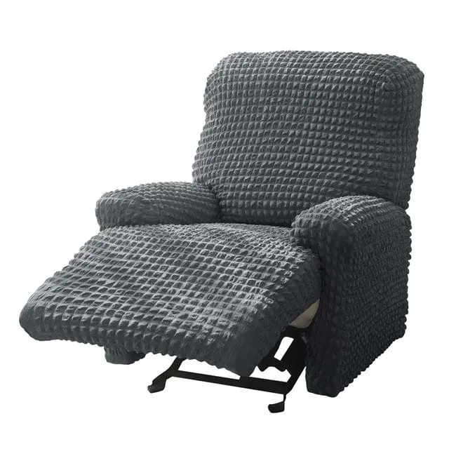 SEERCOVER - Housse de fauteuil relax en tissu Seersucker