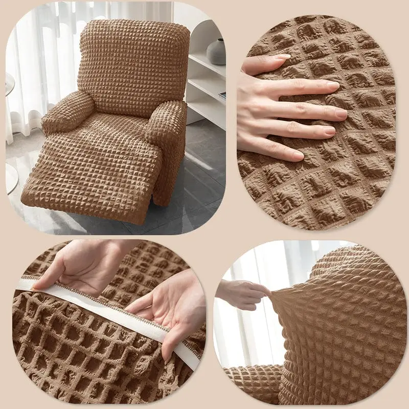 SEERCOVER - Housse de fauteuil relax en tissu Seersucker