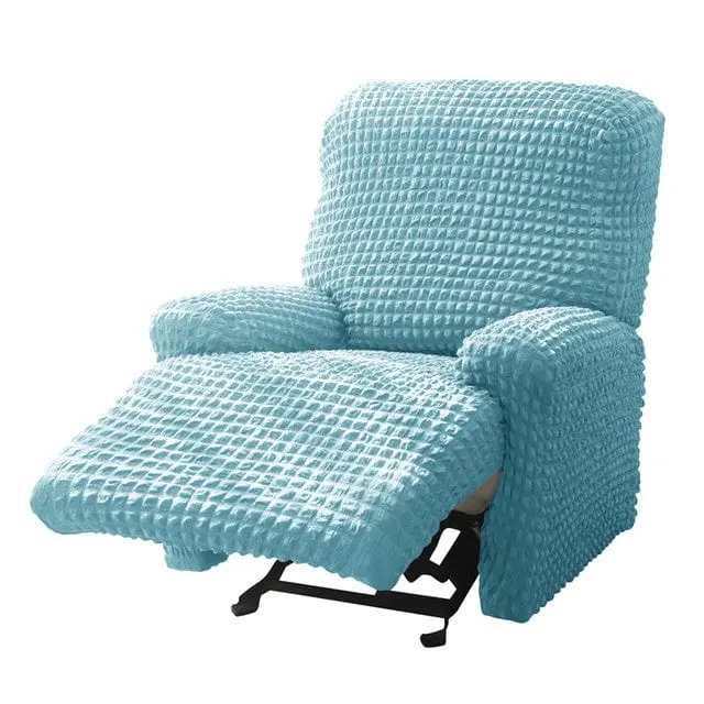 SEERCOVER - Housse de fauteuil relax en tissu Seersucker