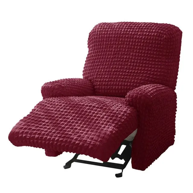 SEERCOVER - Housse de fauteuil relax en tissu Seersucker