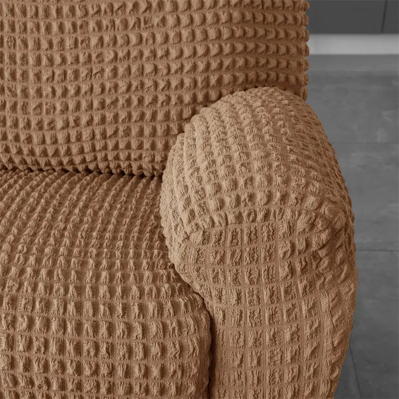 SEERCOVER - Housse de fauteuil relax en tissu Seersucker