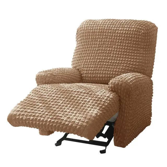 SEERCOVER - Housse de fauteuil relax en tissu Seersucker