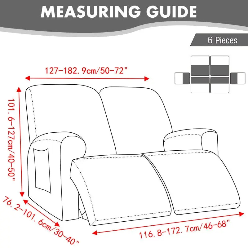 MAGICSOFA - Housse pour canapé et chaise de relaxation inclinable
