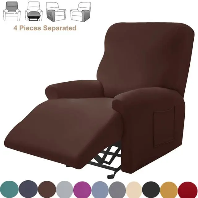 Housse fauteuil relax SPLITSOFA, protection pour chaise inclinable de relaxation