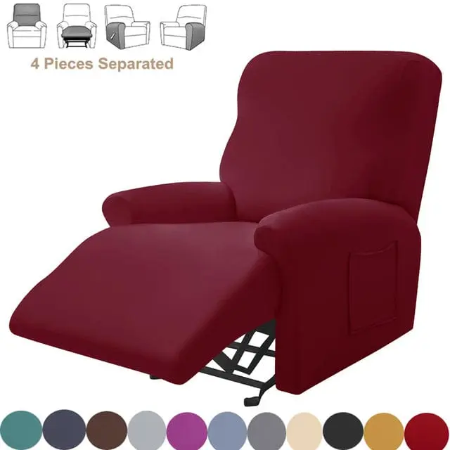 Housse fauteuil relax SPLITSOFA, protection pour chaise inclinable de relaxation