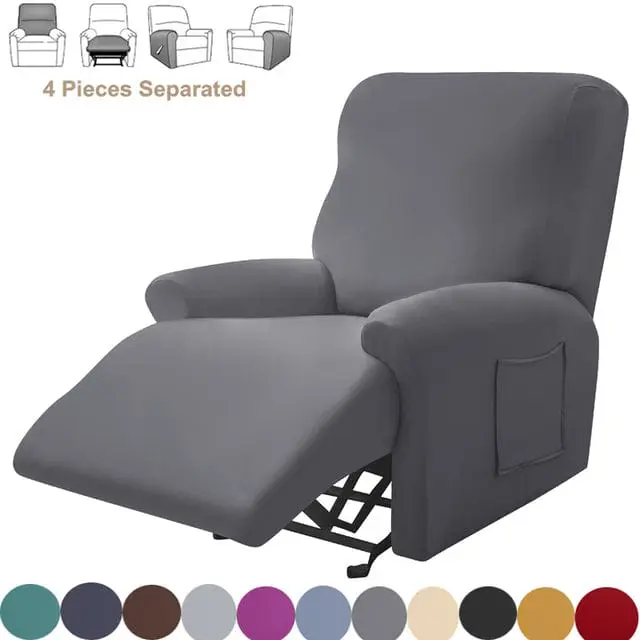 Housse fauteuil relax SPLITSOFA, protection pour chaise inclinable de relaxation