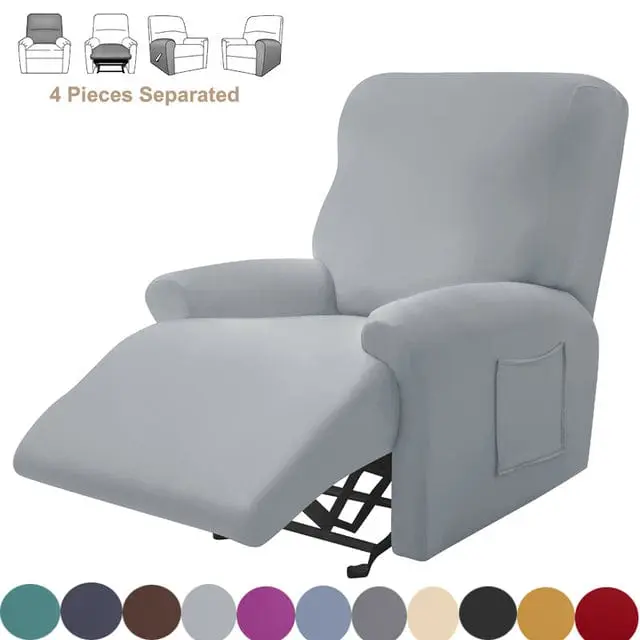 Housse fauteuil relax SPLITSOFA, protection pour chaise inclinable de relaxation