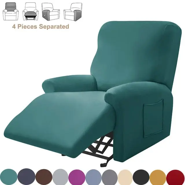 Housse fauteuil relax SPLITSOFA, protection pour chaise inclinable de relaxation