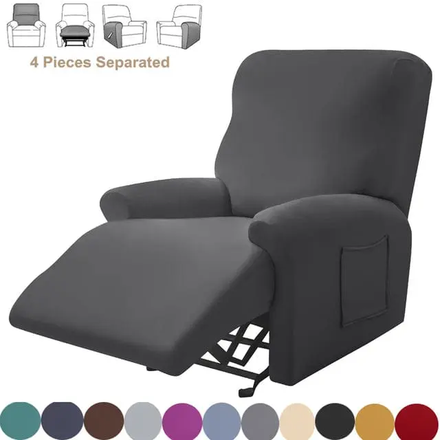 Housse fauteuil relax SPLITSOFA, protection pour chaise inclinable de relaxation