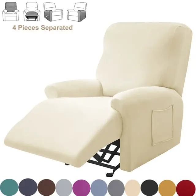 Housse fauteuil relax SPLITSOFA, protection pour chaise inclinable de relaxation