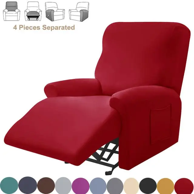 Housse fauteuil relax SPLITSOFA, protection pour chaise inclinable de relaxation