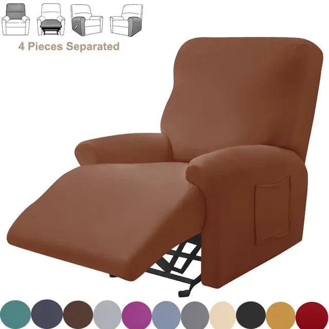 Housse fauteuil relax SPLITSOFA, protection pour chaise inclinable de relaxation