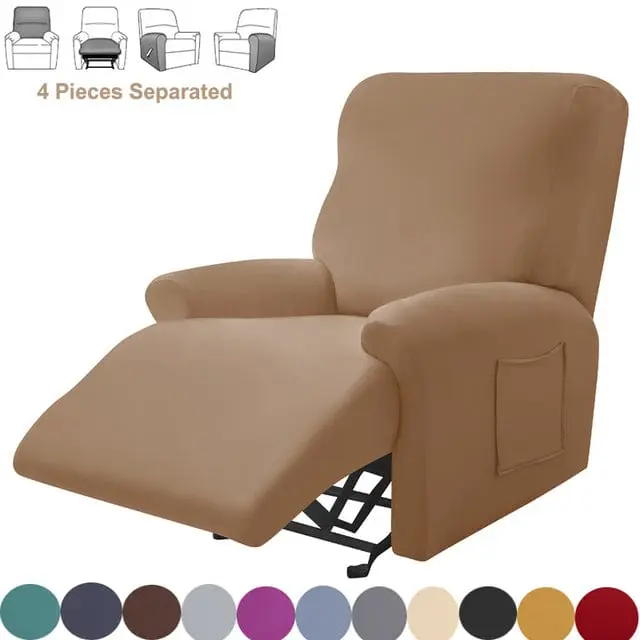 Housse fauteuil relax SPLITSOFA, protection pour chaise inclinable de relaxation