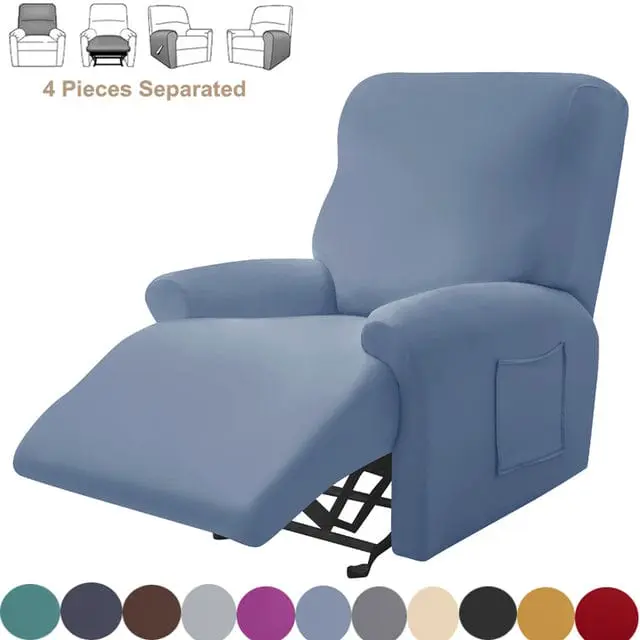 Housse fauteuil relax SPLITSOFA, protection pour chaise inclinable de relaxation