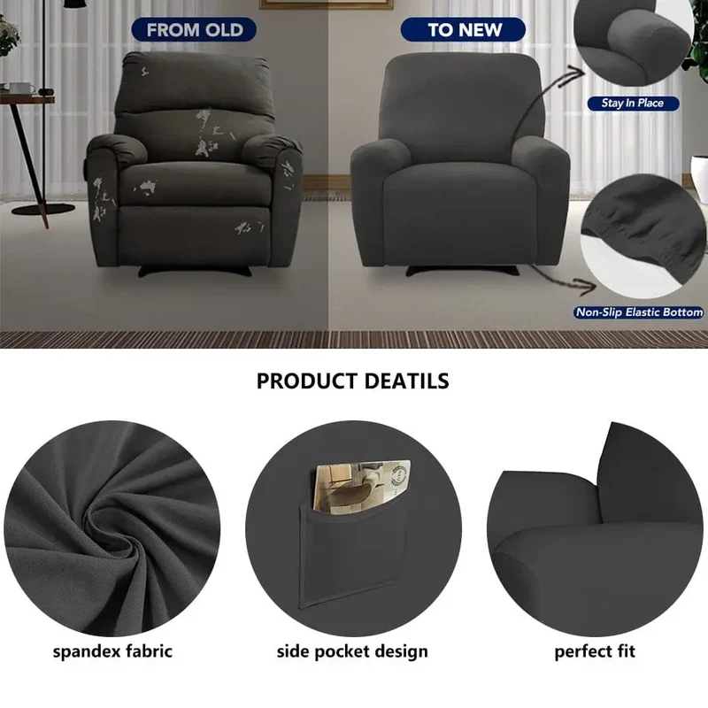 Housse pour fauteuil relax et mobilier inclinable de relaxation RECLYSOFA