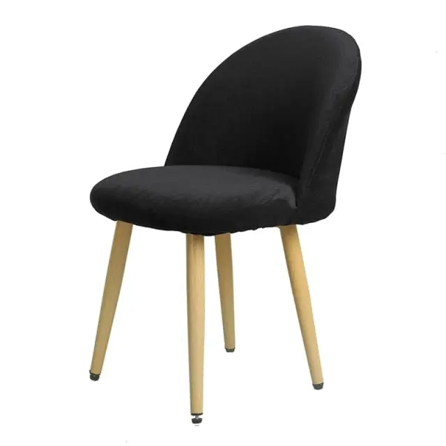 Housse chaise scandinave, au style bec de canard en velours BACKSCAN