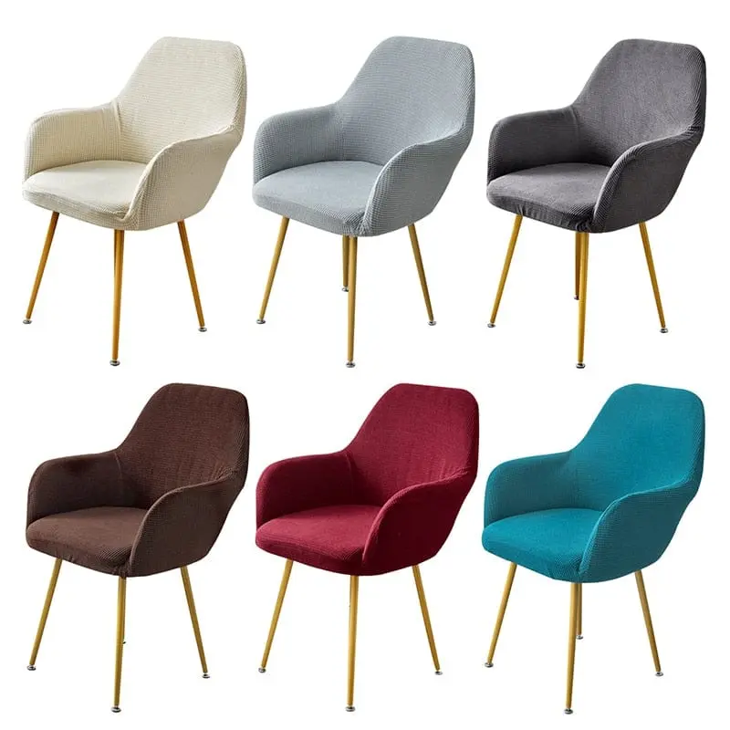 Housse pour fauteuil scandinave extensible FLEECE