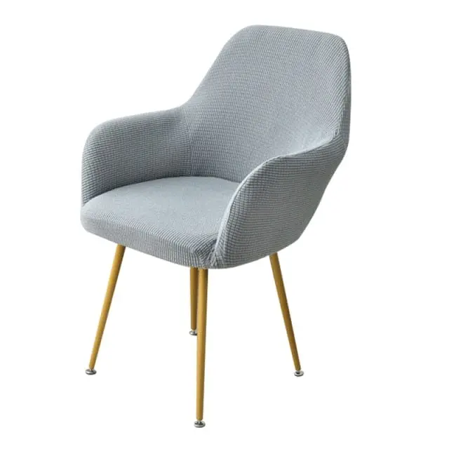 Housse pour fauteuil scandinave extensible FLEECE