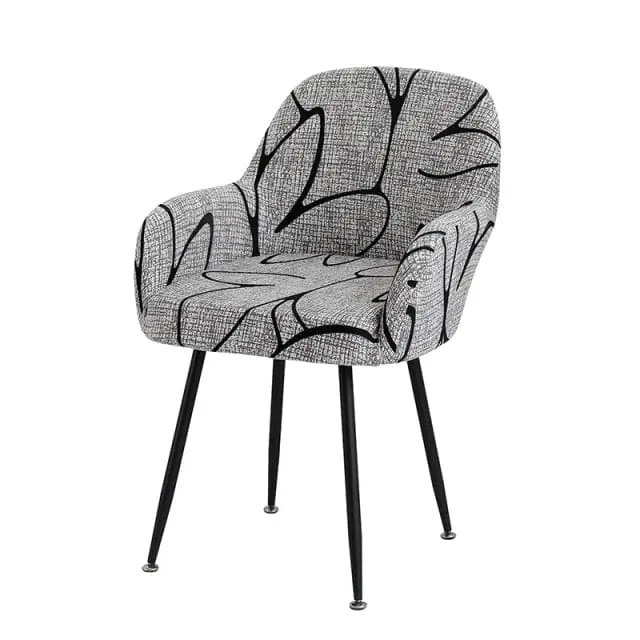 Housse pour fauteuil scandinave extensible FLEECE