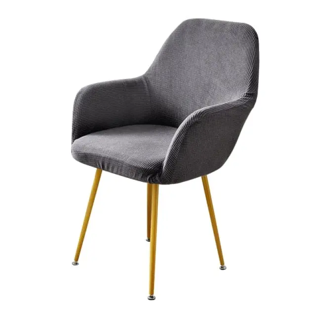 Housse pour fauteuil scandinave extensible FLEECE