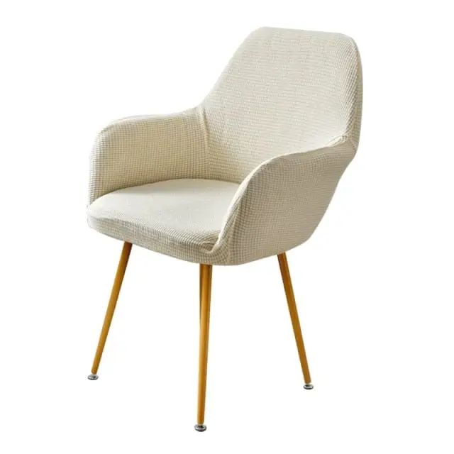 Housse pour fauteuil scandinave extensible FLEECE