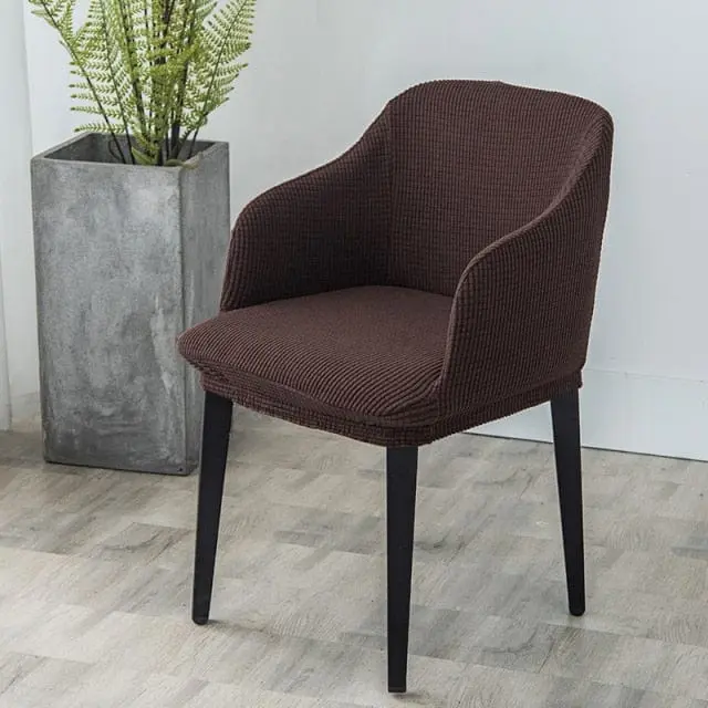 Housse pour fauteuil scandinave en velours WINGBACK