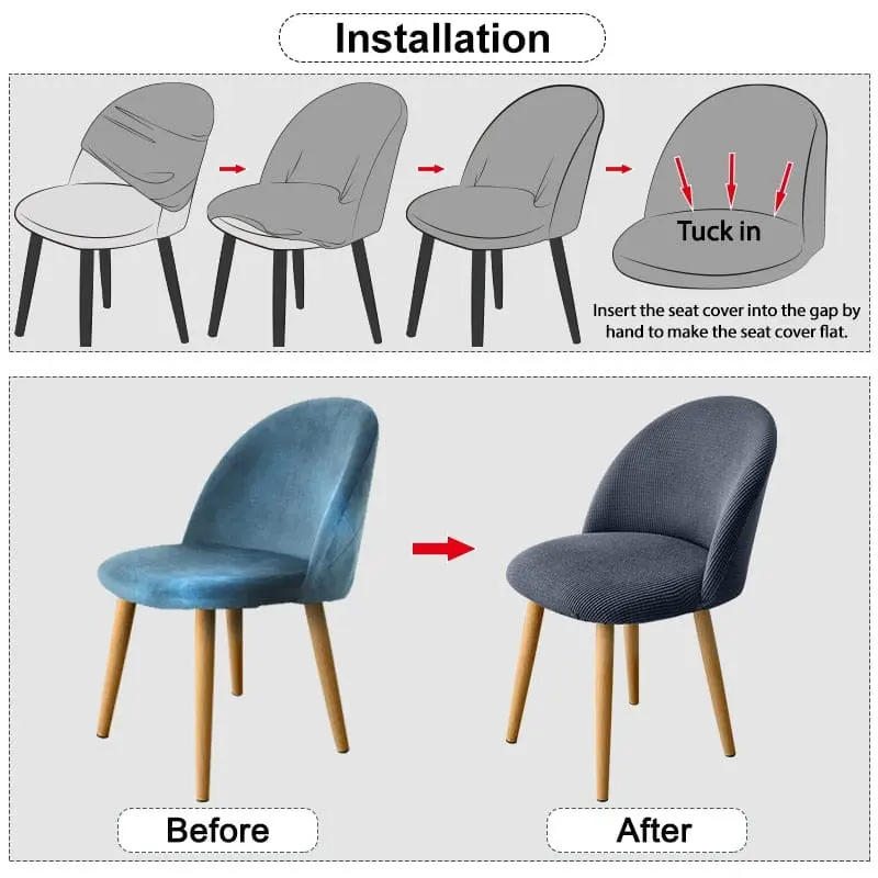 DUCKBILL - Housse de chaise scandinave style bec de canard