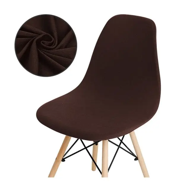 SCANPLAID - Housse chaise scandinave imprimée coquille