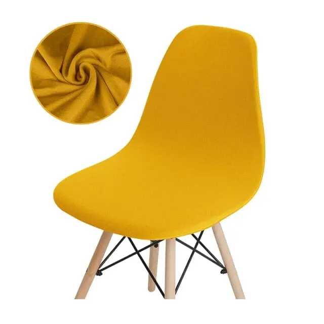SCANPLAID - Housse chaise scandinave imprimée coquille