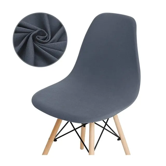 SCANPLAID - Housse chaise scandinave imprimée coquille