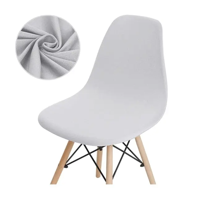 SCANPLAID - Housse chaise scandinave imprimée coquille