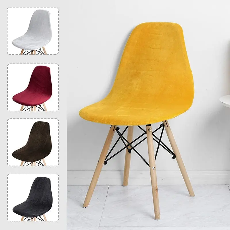 SCANWITH - Housse de chaise scandinave couleur pure