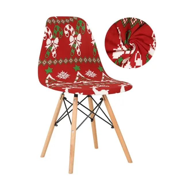 SCANWITH - Housse de chaise scandinave couleur pure