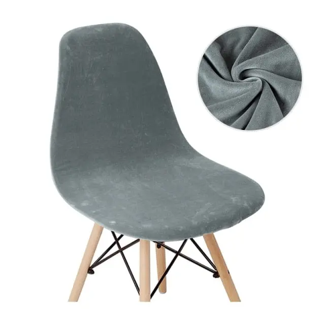 SCANWITH - Housse de chaise scandinave couleur pure