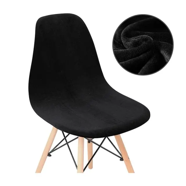 SCANWITH - Housse de chaise scandinave couleur pure
