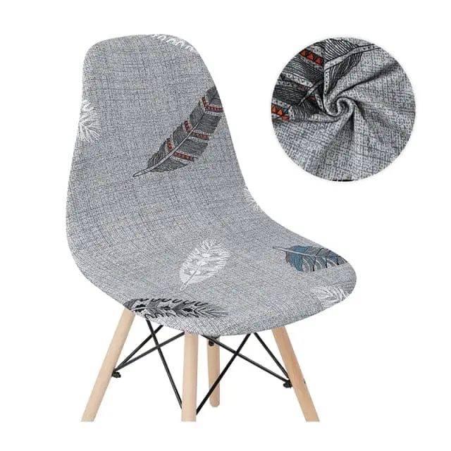 SCANWITH - Housse de chaise scandinave couleur pure