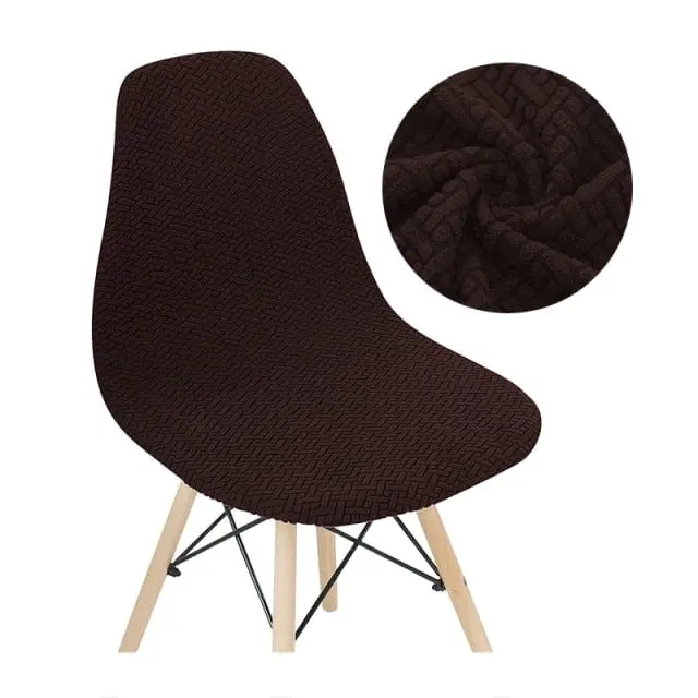 SCANWITH - Housse de chaise scandinave couleur pure