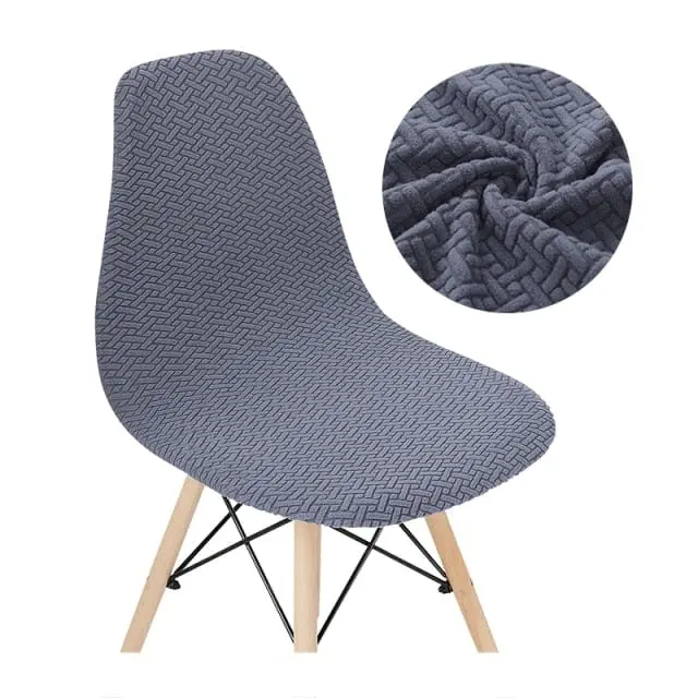 SCANWITH - Housse de chaise scandinave couleur pure