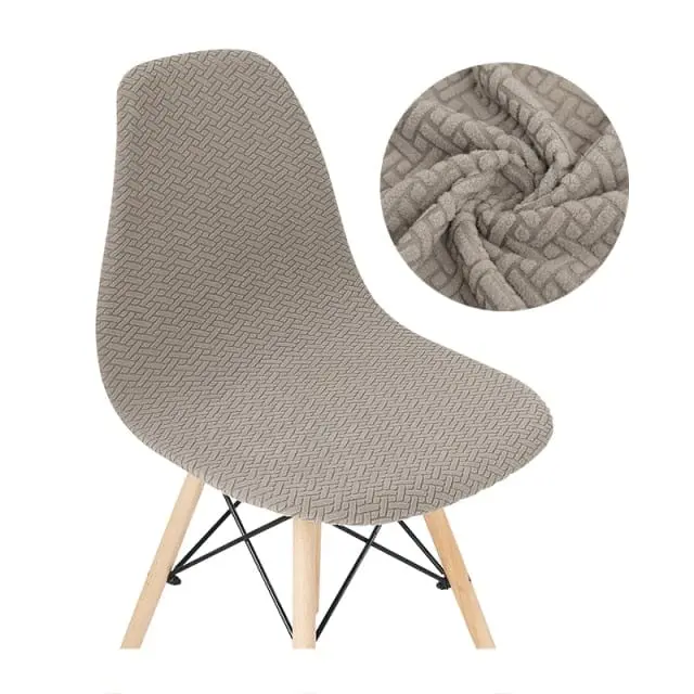 SCANWITH - Housse de chaise scandinave couleur pure