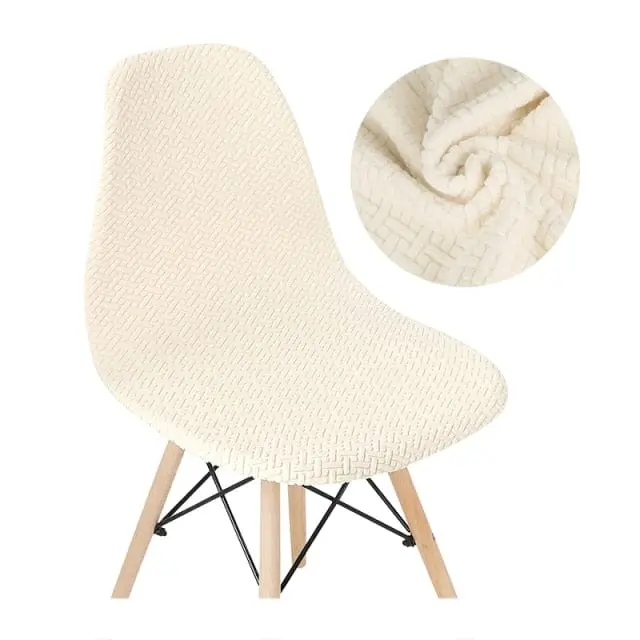 SCANWITH - Housse de chaise scandinave couleur pure
