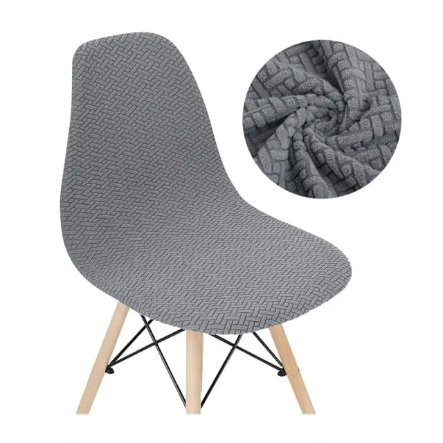 SCANWITH - Housse de chaise scandinave couleur pure