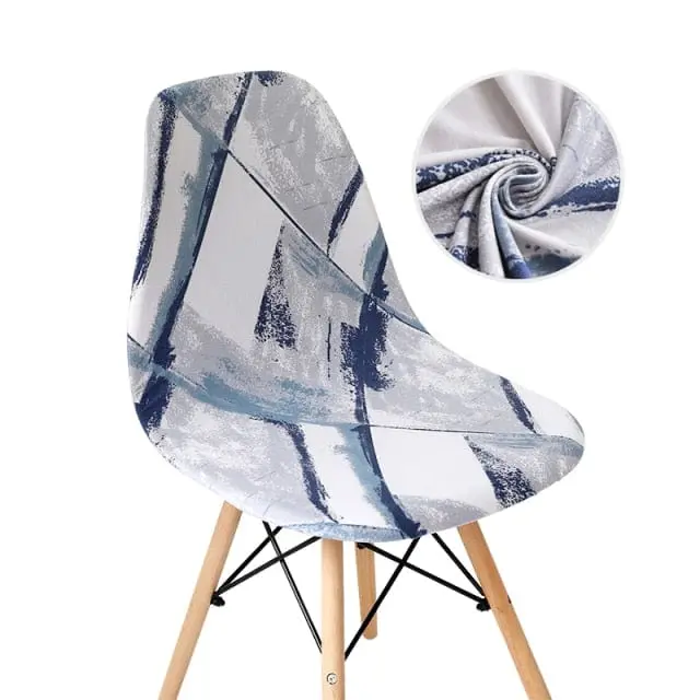 SCANWITH - Housse de chaise scandinave couleur pure