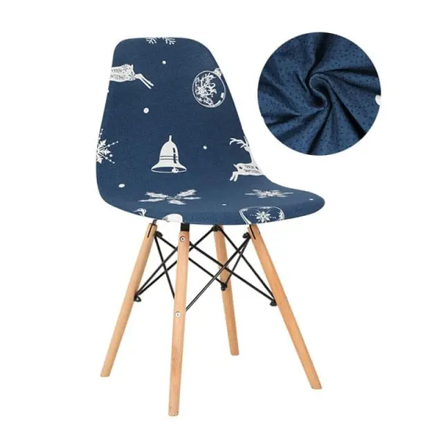 SCANWITH - Housse de chaise scandinave couleur pure