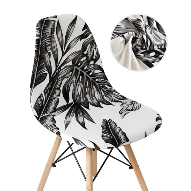SCANWITH - Housse de chaise scandinave couleur pure