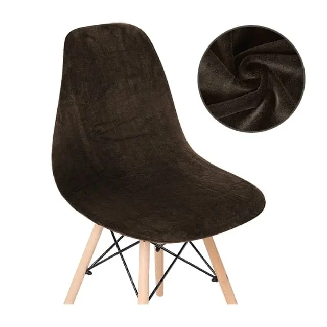 SCANWITH - Housse de chaise scandinave couleur pure